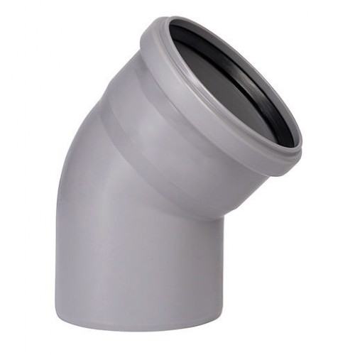 Отвод ПП 50х45гр BIPLAST