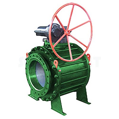 Кран шаровой Маршал 11с67п СФ фланец 300/250 (PN25) с редуктором