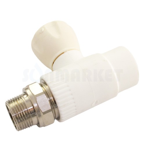 Кран PPRC прямой НГ 20x1/2" MeerPlast Кран PPRC прямой НГ 20x1/2" MeerPlast