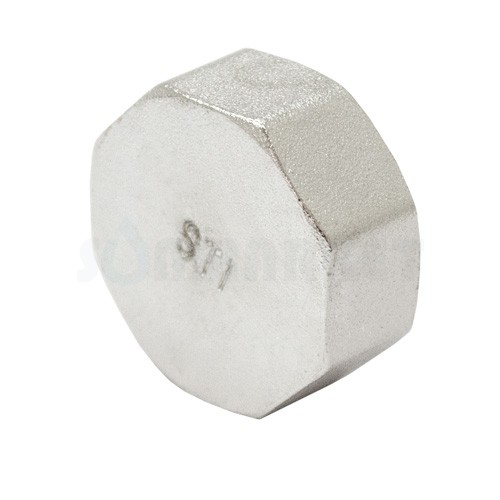 Заглушка 1/2" ВР никелированная