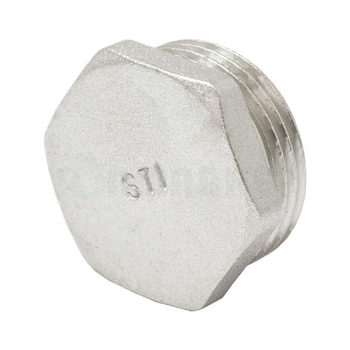 Заглушка 3/4" НР никелированная