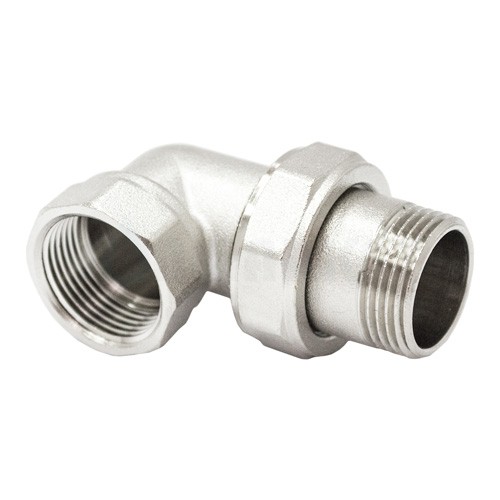 Соединитель угловой 3/4" никелированный