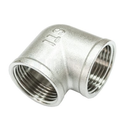 Угольник 1/2" никелированный