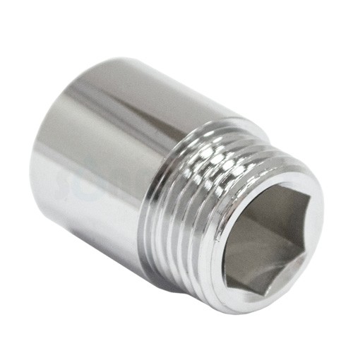 Удлинитель 1/2" х 20 никелированный