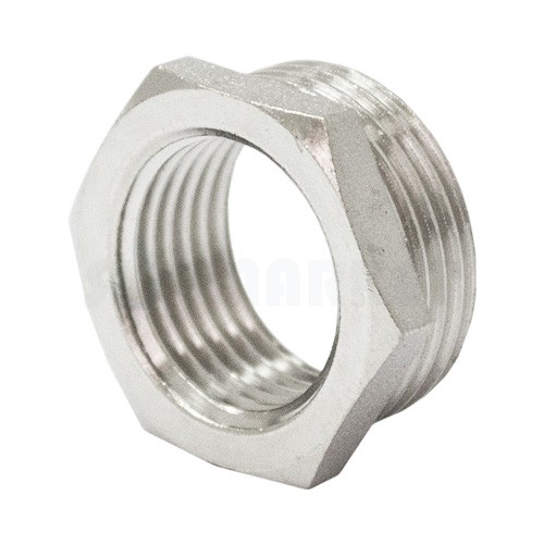 Футорка 2" x 1 1/4" никелированная