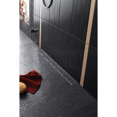 Основа для плитки "plate" для душевого слива нержавеющая сталь, прямая 700мм TECEdrainline