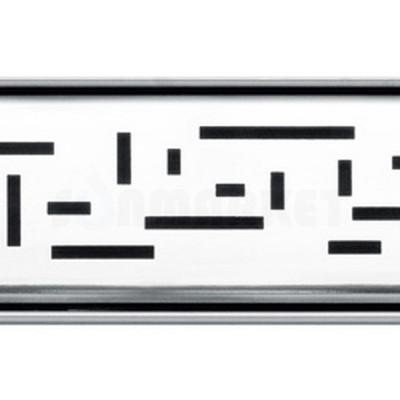 Решётка "lines" для душевого слива нержавеющая сталь полированная прямая 900мм TECEdrainline