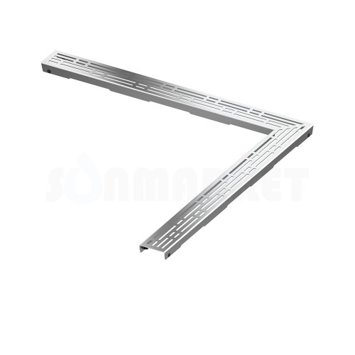 Решётка "basic" для душевого слива нержавеющая сталь угловая 900 х 900мм TECEdrainline Решётка "basic" для душевого слива нержавеющая сталь угловая 900 х 900мм TECEdrainline