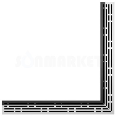 Решётка "basic" для душевого слива нержавеющая сталь угловая 900 х 900мм TECEdrainline Решётка "basic" для душевого слива нержавеющая сталь угловая 900 х 900мм TECEdrainline