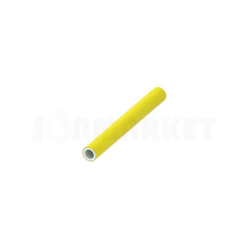Труба металлопластиковая PE-Xc/Al/PE-RT для газоснабжения жёлтая Дн 32 х 4.0 Ру 10 бар Тмакс 90С штанга 30м TECEflex