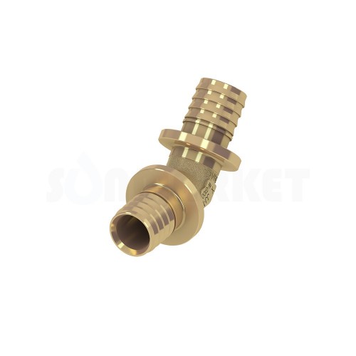 Уголок 45° для PE-X латунь Дн 25 х 25 TECEflex