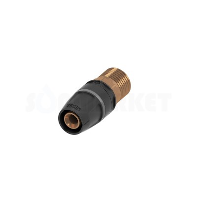 Муфта для Push-fit переходная с наружной резьбой бронза Дн 16 х R 1/2" TECElogo