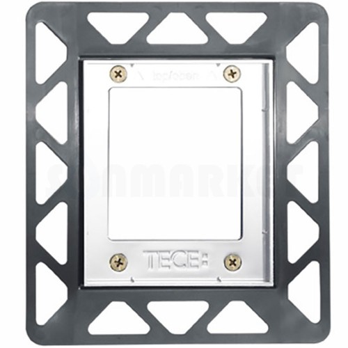 Монтажная рамка для установки стеклянных панелей TECEloop или TECEsquare Urinal на уровне стены белая