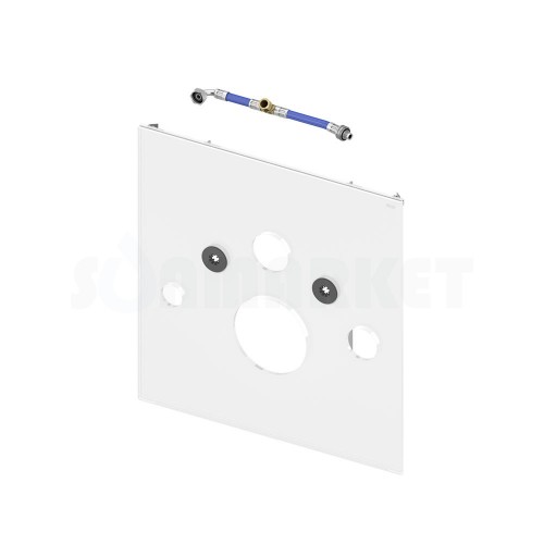 Нижняя панель TECElux для установки унитазов-биде TOTO Neorest AC/EW и Geberit AquaClean 8000/8000 plus стекло белое